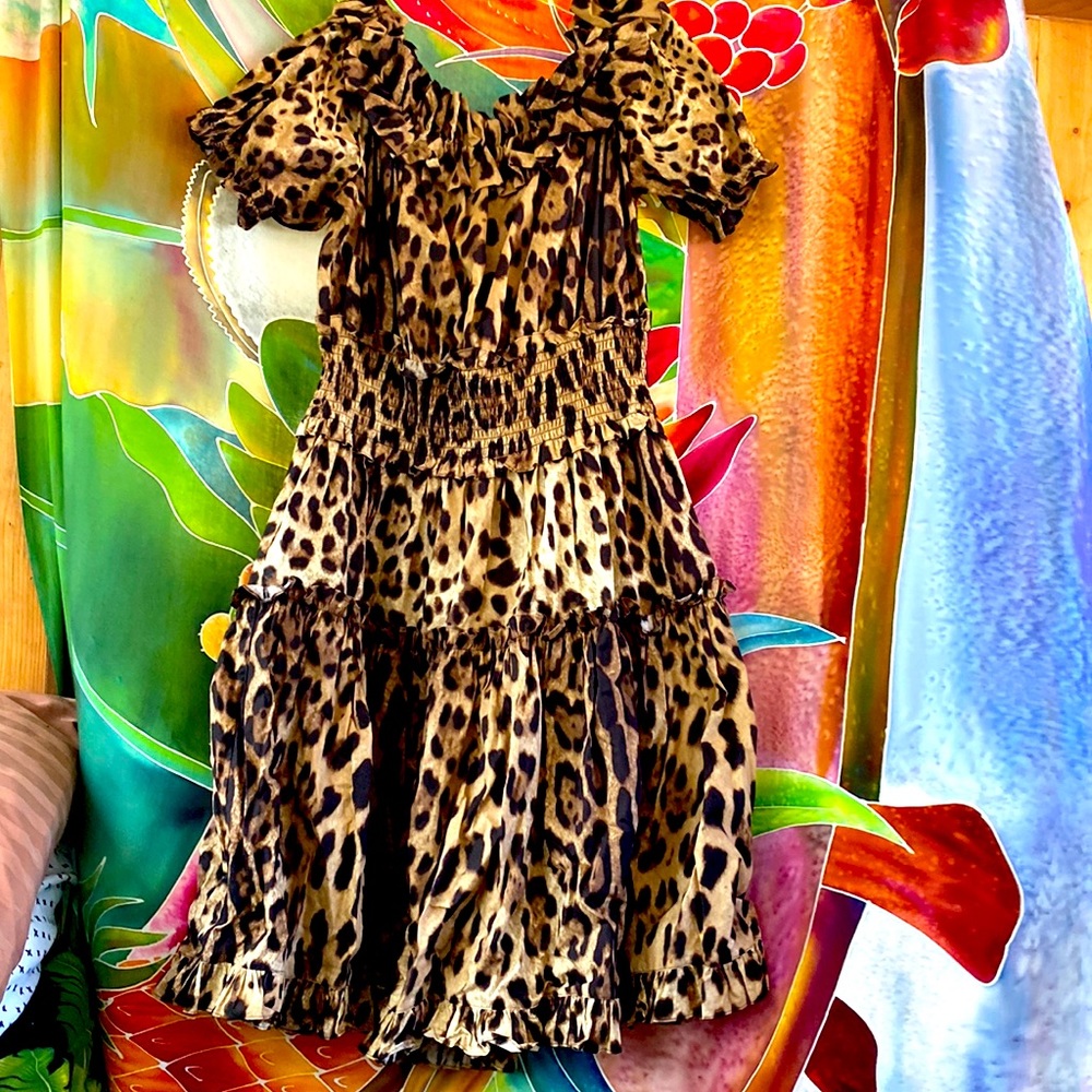 Dolce & Gabbana leopard print dress